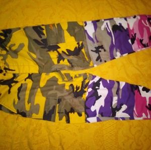 Tri-color Gnarcotic pants